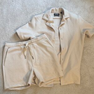 NWT Men’s Murano Cream Set S/M